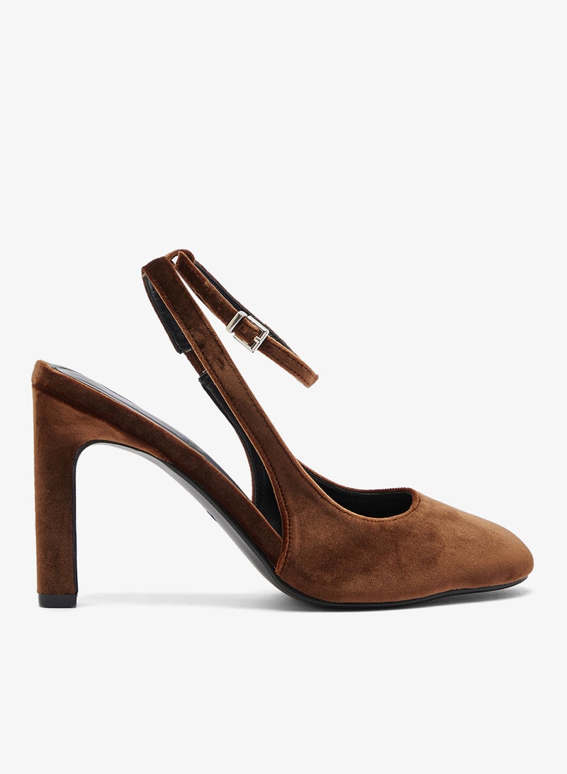 Ginger Monk Shoes With Block Mid Heel - Image 1